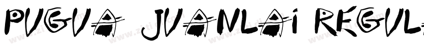 Pugua juanlai Regula字体转换
